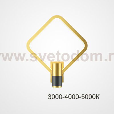 Настенный светильник DAGVEIG A Brass Трехцветный свет ImperiumLoft 226425-23