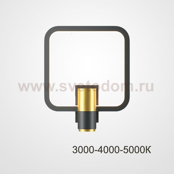 Настенный светильник DAGVEIG B Black Трехцветный свет ImperiumLoft 226429-23