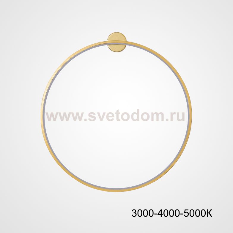 Настенный светильник GUARD B D60 Brass Трехцветный свет ImperiumLoft 226540-23