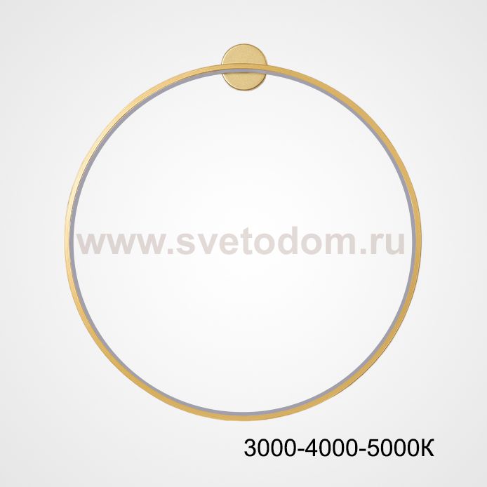 Настенный светильник GUARD B D120 Brass Трехцветный свет ImperiumLoft 226546-23