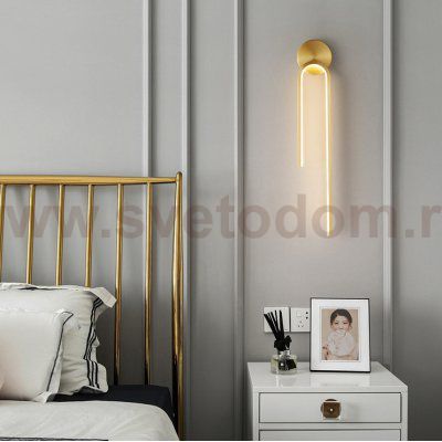 Настенный светильник WIKI WALL Brass ImperiumLoft 227112-23