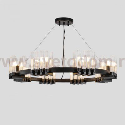 Подвесная люстра FOUNTAIN D80 Black ImperiumLoft 227217-26