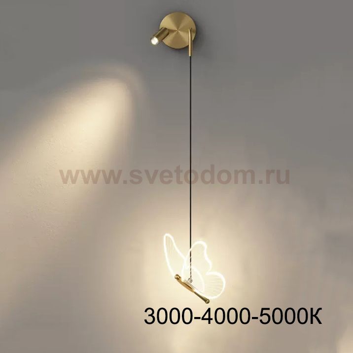 Настенный светильник BABETTA WALL D Right Трехцветный свет ImperiumLoft 227243-23