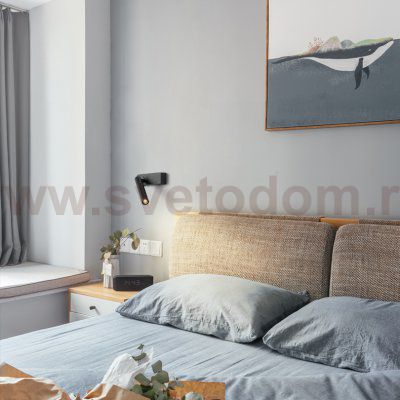 Настенный светильник OLINN Right Black ImperiumLoft 227249-23