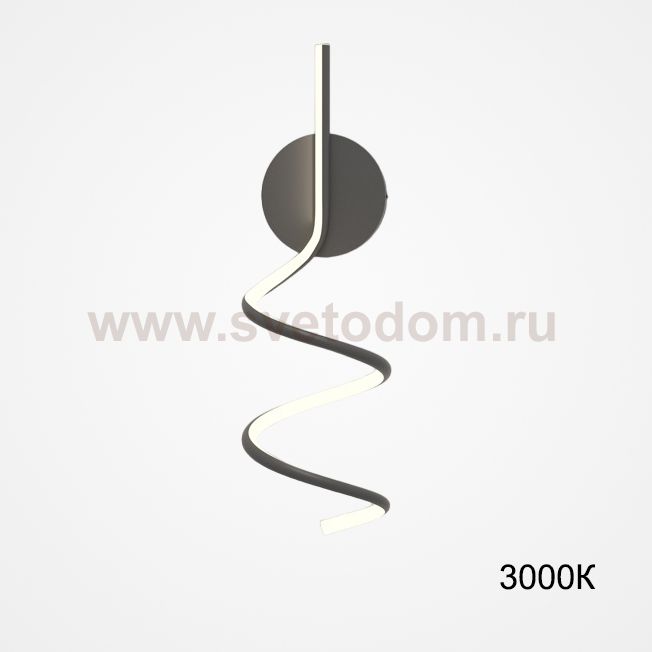 Настенный светильник DAMARIS WALL H50 Black 3000К ImperiumLoft 227275-23