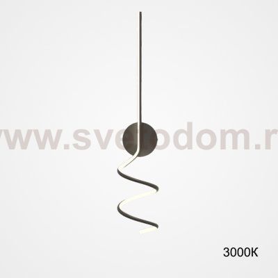 Настенный светильник DAMARIS WALL H90 Black 3000К ImperiumLoft 227287-23