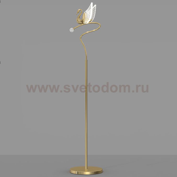 Торшер BIRDIE FL Brass ImperiumLoft 227309-23