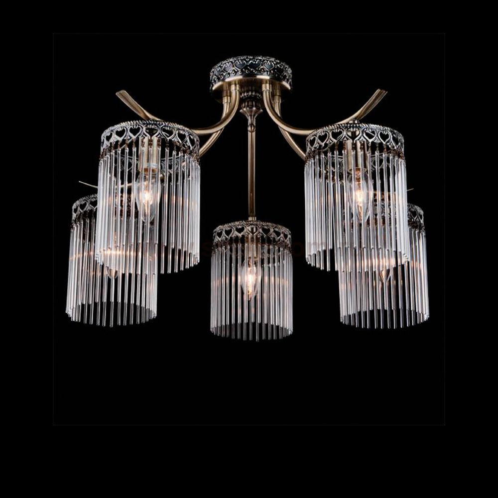 Люстра Eurosvet 22822/5 античная бронза