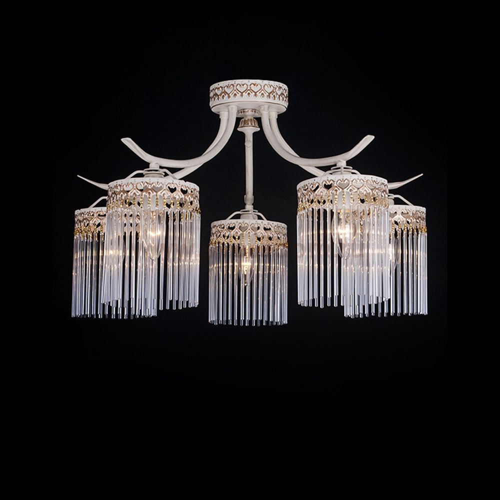 Люстра Eurosvet 22822/5  белый с золотом