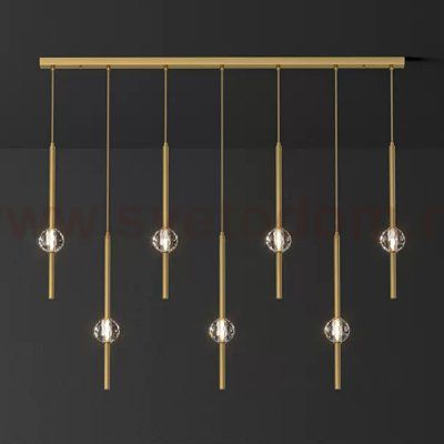 Подвесной светильник SOCRATES COMBO L118 Brass ImperiumLoft 228323-23