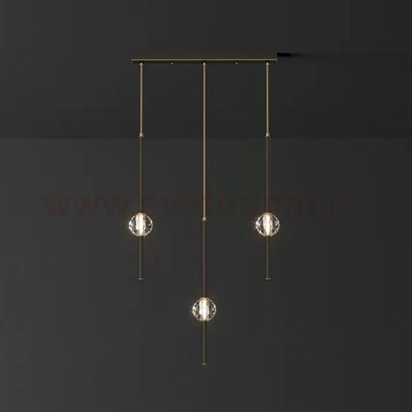 Подвесной светильник SOCRATES COMBO L50 Black ImperiumLoft 228327-23