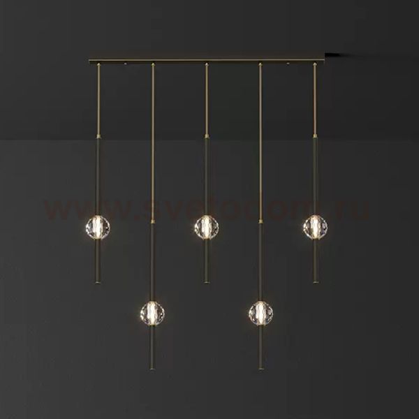 Подвесной светильник SOCRATES COMBO L80 Black ImperiumLoft 228328-23