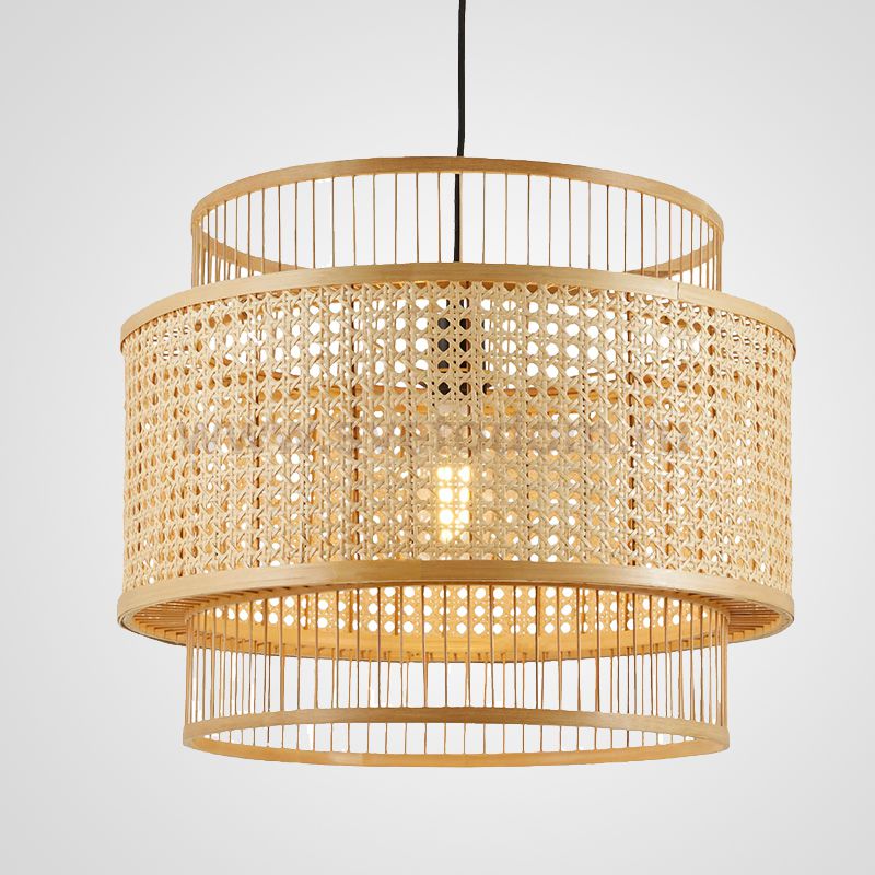 Подвесной светильник из бамбука DROPI D50 ImperiumLoft 228344-22