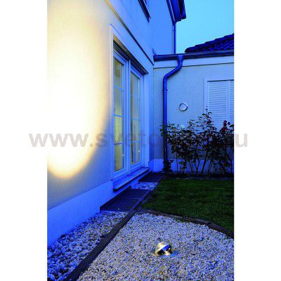 SLV 228370 DASAR BULLSEYE QRB111 Boden- einbaustrahler, rund, Edel- stahl 316, G53, max.50W