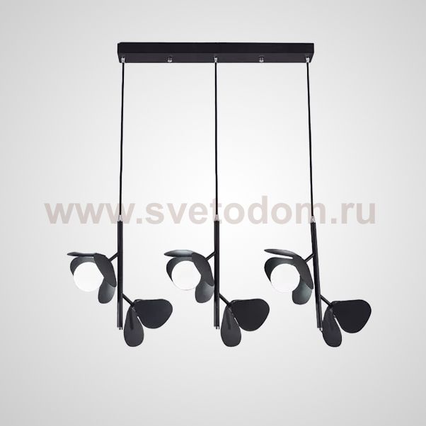Подвесной светильник JANITA BW COMBO Black Планка ImperiumLoft 228401-23