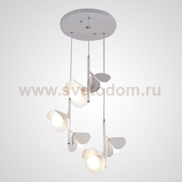 Подвесной светильник JANITA BW COMBO White Диск ImperiumLoft 228404-23