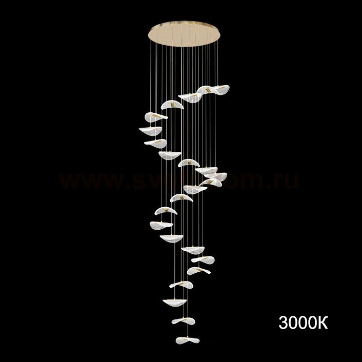 Подвесной светильник DELFINA D50 L24 3000К ImperiumLoft 228438-23