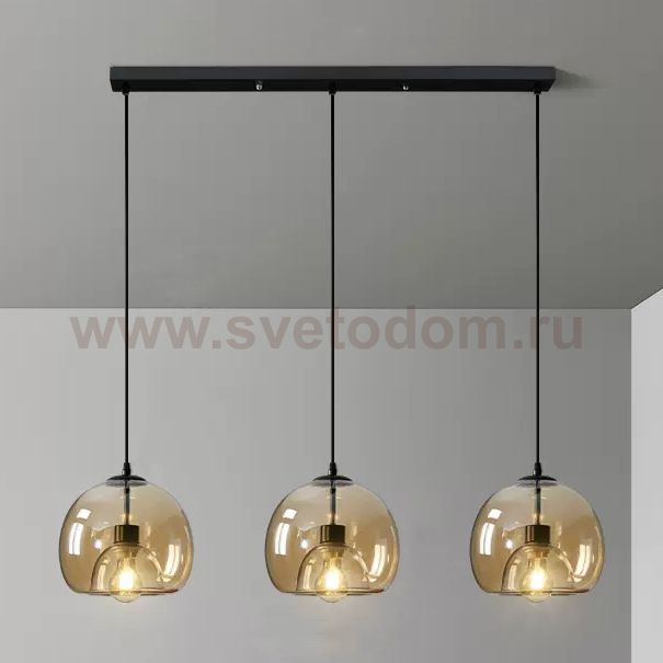 Подвесной светильник FOCUS TRIO L80 Amber ImperiumLoft 228465-23