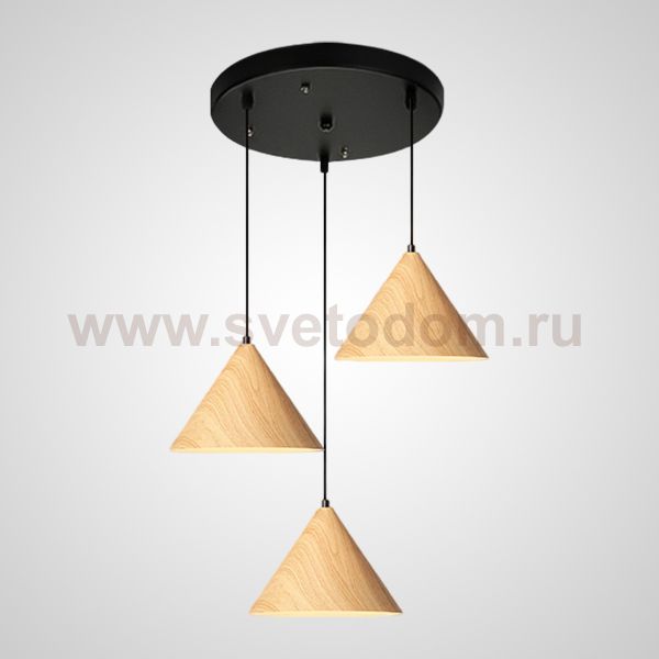 Подвесной светильник NOOMI TRIO D30 Light brown ImperiumLoft 228482-23