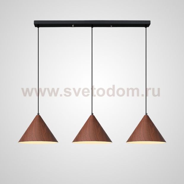 Подвесной светильник NOOMI TRIO L80 Dark brown ImperiumLoft 228485-23