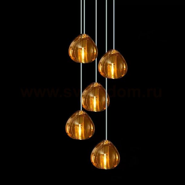 Подвесной светильник METEORA B COMBO D30 Amber ImperiumLoft 228526-23