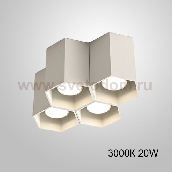 Точечный светодиодный светильник CONSOLE L4 White 3000К 20W ImperiumLoft 228624-23