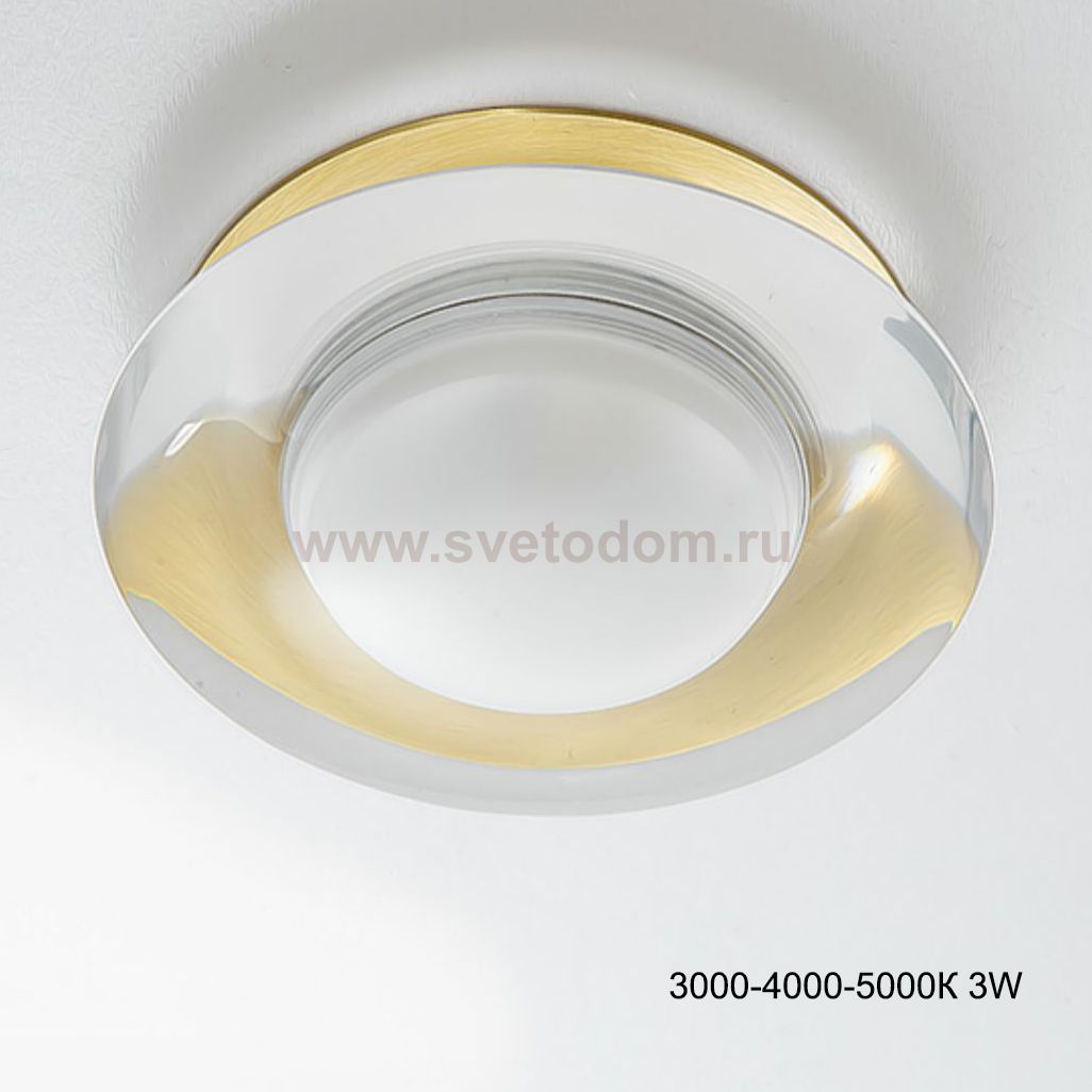 Встраиваемый светодиодный светильник LIS Трехцветный свет 3W ImperiumLoft 228659-23