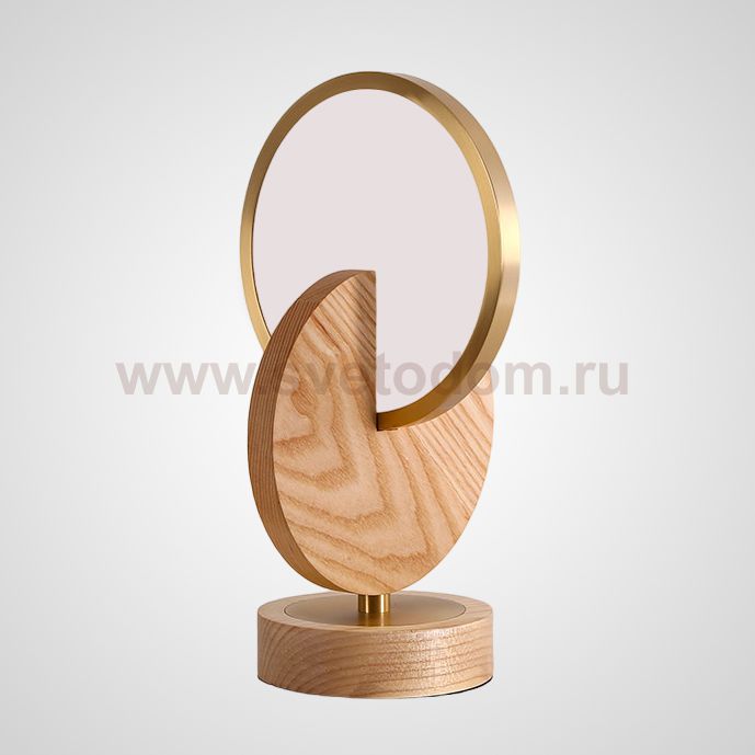 Настольная лампа GLATT WOOD TAB Light brown ImperiumLoft 228702-23