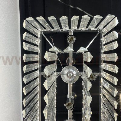Люстра RH 1920S ODEON CLEAR GLASS FRINGE chrome ImperiumLoft 228792-22