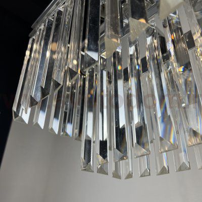 Люстра RH 1920S ODEON CLEAR GLASS FRINGE chrome ImperiumLoft 228792-22