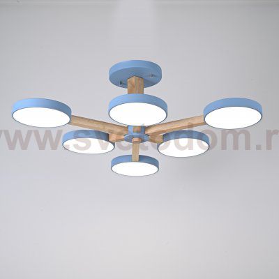 Потолочный светильник TURNA L6 Blue ImperiumLoft 228852-26
