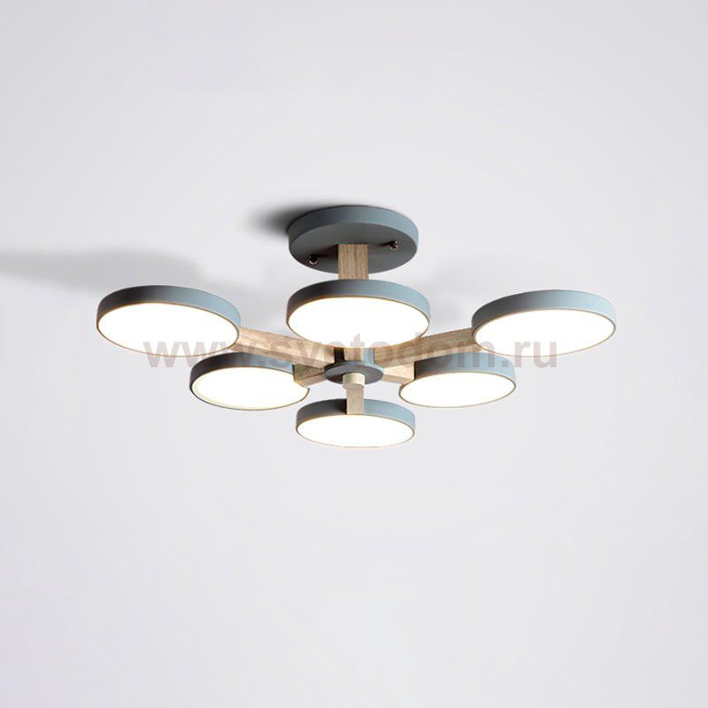 Потолочный светильник TURNA L6 Grey ImperiumLoft 228856-26