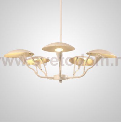 Люстра на штанге SHELT D83 White ImperiumLoft 228869-26