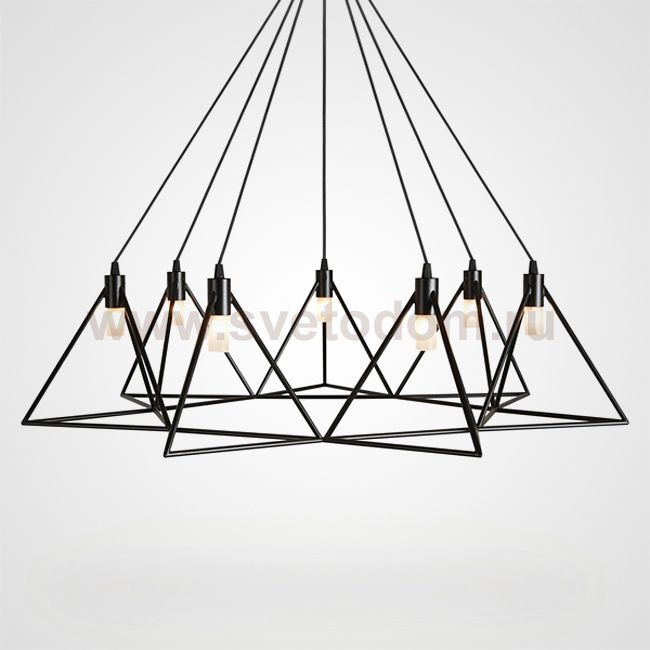 Светильник подвесной GITTER D95 Black ImperiumLoft 228874-26