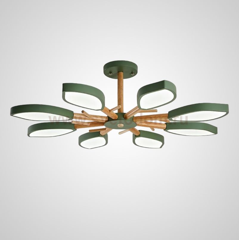 Подвесная люстра FRIM L8 Green ImperiumLoft 228887-26