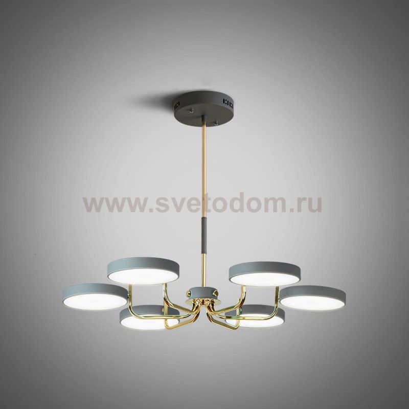 Подвесная люстра TAVIS D78 Gray ImperiumLoft 229001-26