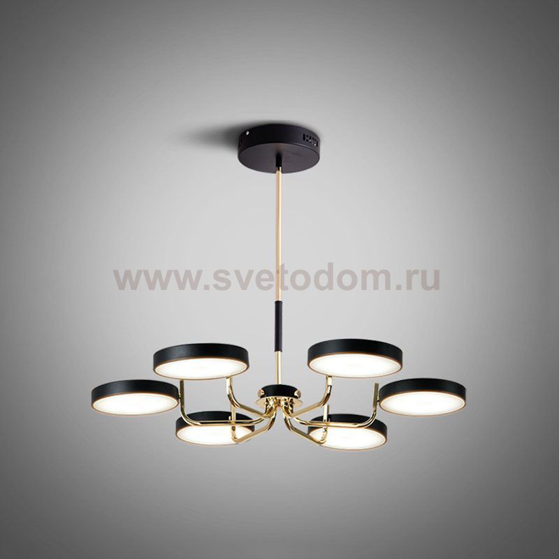 Подвесная люстра TAVIS D78 Black ImperiumLoft 229005-26