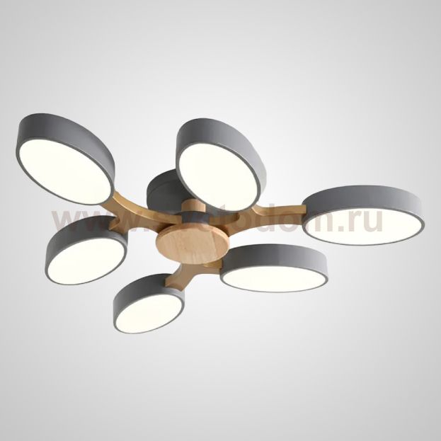 Потолочная люстра INGALIS L81 Gray ImperiumLoft 229015-26