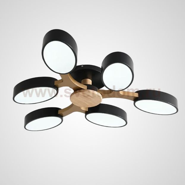 Потолочная люстра INGALIS L81 Black ImperiumLoft 229018-26