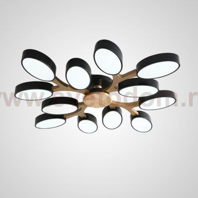 Потолочная люстра INGALIS L114 Black ImperiumLoft 229020-26