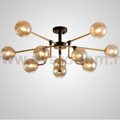 Подвесная люстра AGIRA D105 Amber ImperiumLoft 229024-26
