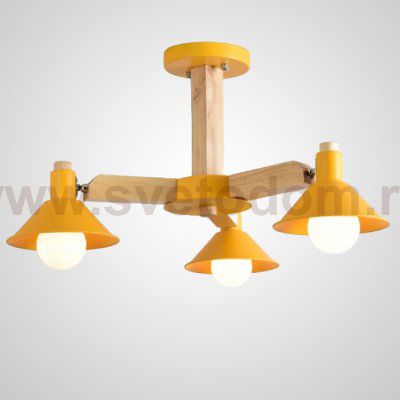 Люстра на штанге HORN B D68 Yellow ImperiumLoft 229038-26