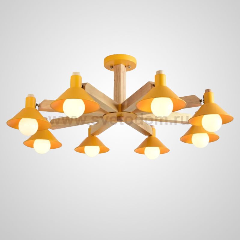 Люстра на штанге HORN B D94 Yellow ImperiumLoft 229040-26