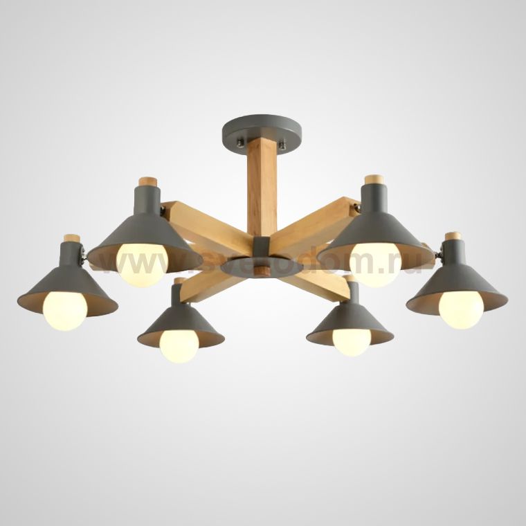 Люстра на штанге HORN B D84 Gray ImperiumLoft 229042-26