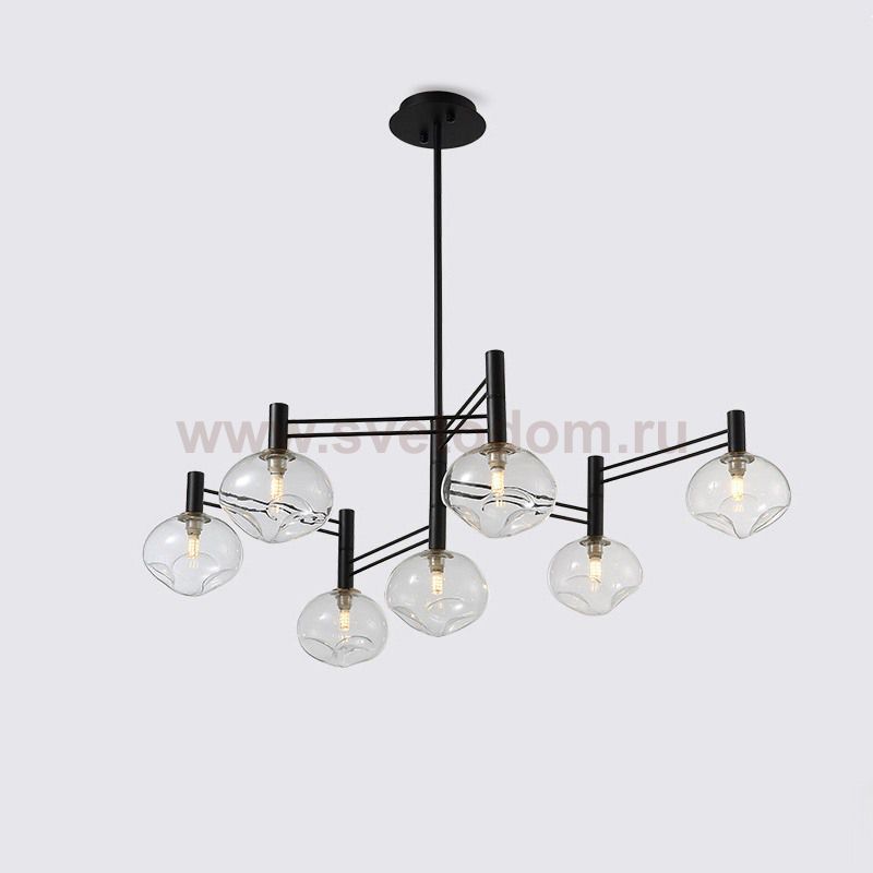 Подвесная люстра TEMPER L7 Black ImperiumLoft 229047-26