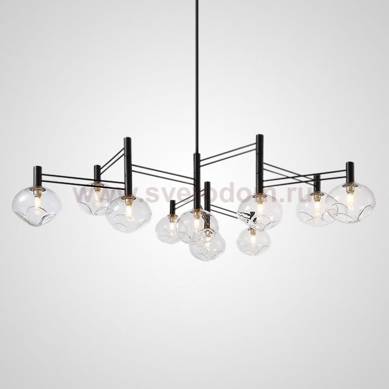 Подвесная люстра TEMPER L10 Black ImperiumLoft 229048-26