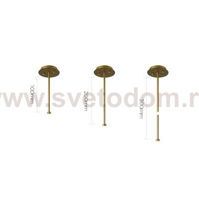 Подвесная люстра TEMPER L10 Gold ImperiumLoft 229051-26