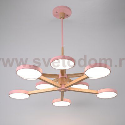 Подвесная люстра TURNA DBL L10 Pink ImperiumLoft 229082-26