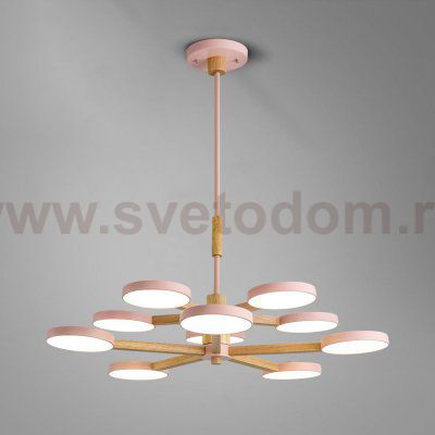 Подвесная люстра TURNA DBL L10 Pink ImperiumLoft 229082-26