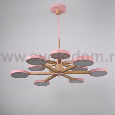 Подвесная люстра TURNA DBL L12 Pink ImperiumLoft 229083-26